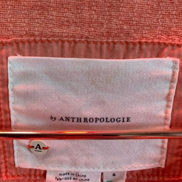 A by Anthropologie Peach Spring Jacket Size - Picture 3 of 4
